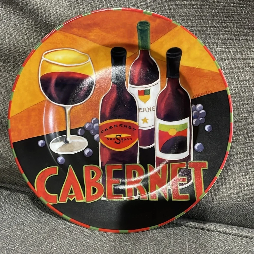 Cypress Home Merlot Pinot Noir Cabernet Shiraz Wine Plates